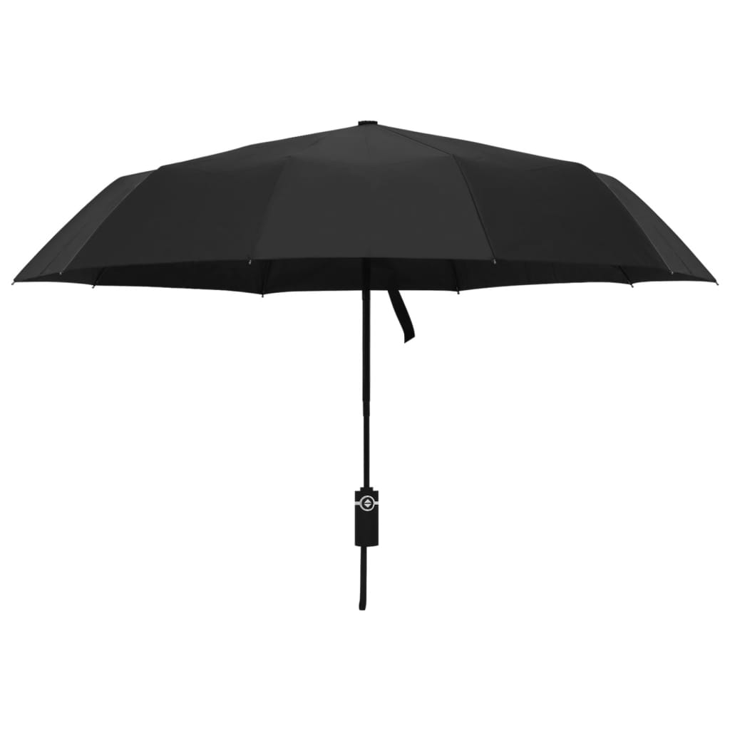 Ombrello Automatico Pieghevole da Viaggio– Nero, Diametro 104 cm - immagine 1 | SolPatio - Image 1 of 4