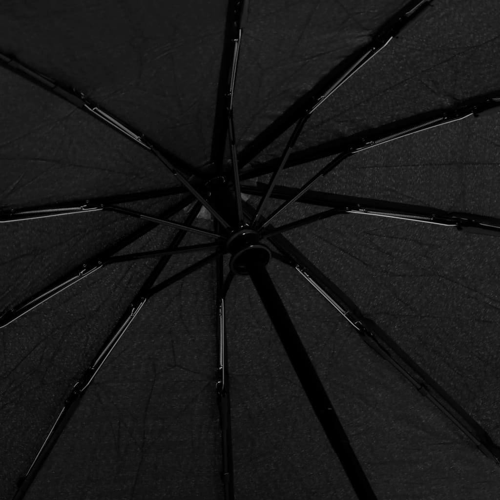 Ombrello Automatico Pieghevole da Viaggio– Nero, Diametro 104 cm - immagine 3 | SolPatio - Image 3 of 4