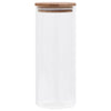 vidaXL Barattoli di Vetro con Coperchio in Bambù 600 ml, Set da 6 Pezzi - Image 4 of 10