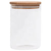 Set di 4 Barattoli Ermetici in Vetro con Coperchio in Bambù da 800 ml - Image 2 of 5