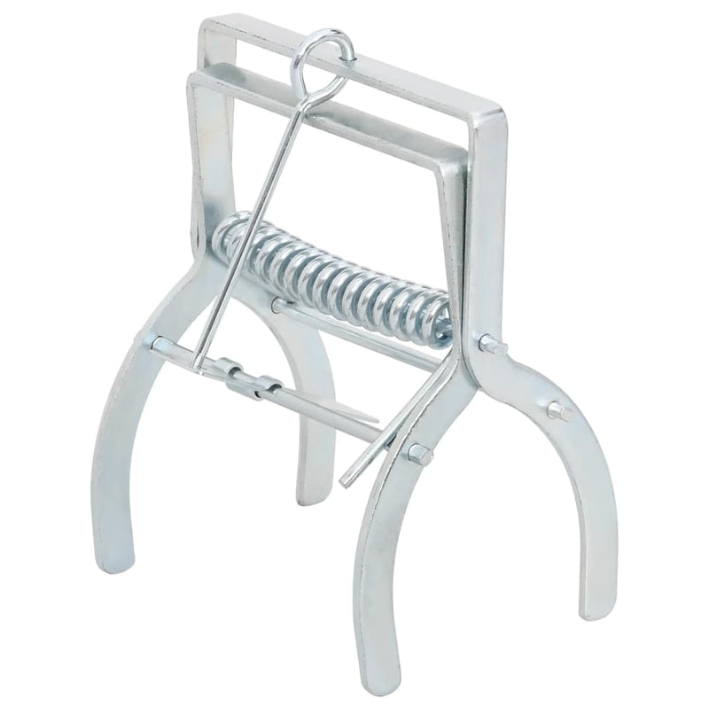 vidaXL Trappole per Talpe 4 pz Argento Acciaio Zincato - Image 4 of 14