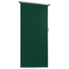 vidaXL Garden Shed Galvanized Steel 118.5x97x209.5 cm Green - Image 7 of 14