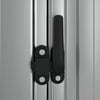vidaXL Galvanised Steel Garden Shed with Lockable Door 118.5x97x209.5 cm Grey - Image 5 of 7