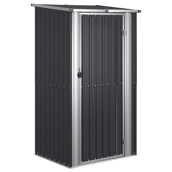 Capanno da Giardino Acciaio Zincato 118,5x97x209,5 cm Antracite - immagine 2 | SolPatio