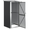 vidaXL Garden Shed Galvanized Steel 118.5x97x209.5 cm Anthracite - Image 3 of 7