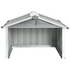 vidaXL Capanno per Robot Tosaerba 92x97x63 cm Acciaio Zincato Grigio - Image 3 of 8