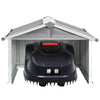 vidaXL Capanno per Robot Tosaerba 92x97x63 cm Acciaio Zincato Grigio - Image 5 of 8