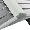 vidaXL Capanno per Robot Tosaerba 92x97x63 cm Acciaio Zincato Grigio - Image 6 of 8