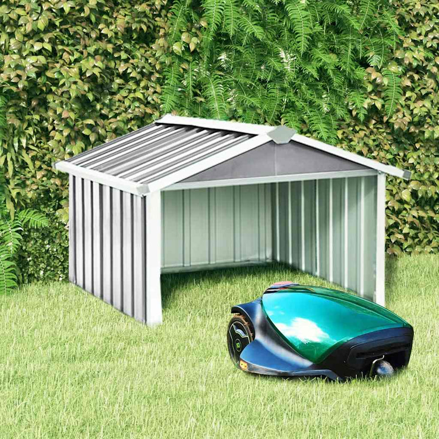 Capanno per Robot Tosaerba 92x97x63 cm Acciaio Zincato Grigio - immagine 1 | SolPatio