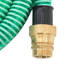 vidaXL PVC Suction Hose with Brass Fittings, 3 m - Green - Image 27 of 65