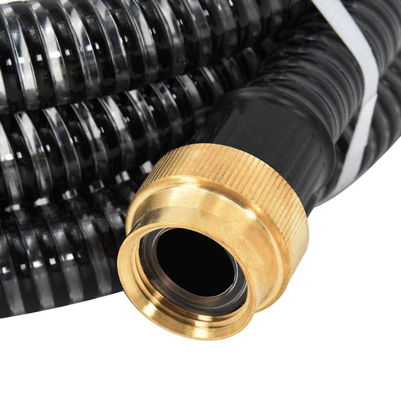 vidaXL Tubo di Aspirazione in PVC con Raccordi in Ottone 7 m x 29 mm Nero - Image 27 of 61