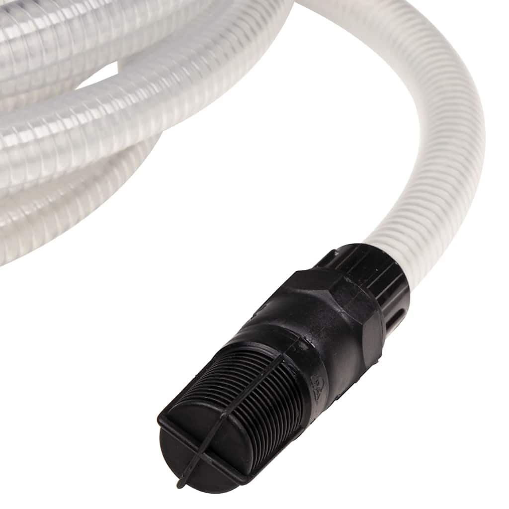 Tubo Flessibile di Aspirazione con Connettori in PVC Trasparente, 10 m - immagine 3 | SolPatio - Image 3 of 7