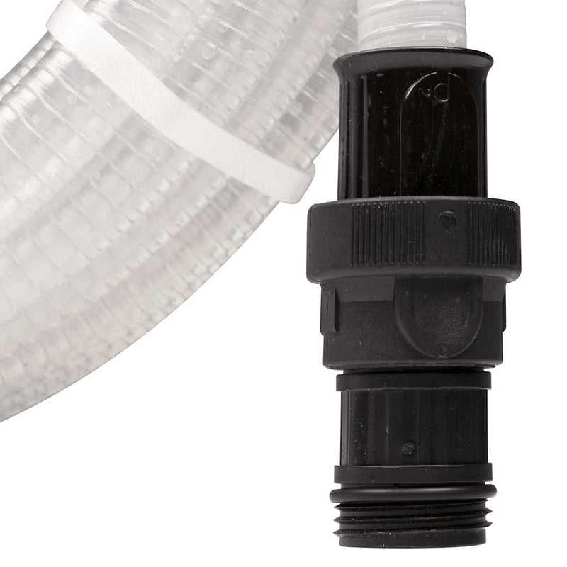 Tubo Flessibile di Aspirazione con Connettori in PVC Trasparente, 10 m - immagine 6 | SolPatio - Image 6 of 7