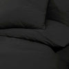 vidaXL Set Copripiumino Nero 200x200 cm in Microfibra Leggera - Image 6 of 7