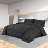 vidaXL Set Copripiumino Nero 200x200 cm in Microfibra Leggera - Image 1 of 7