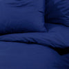 vidaXL Set Copripiumino Blu Marino 220x240 cm in Microfibra Leggera - Image 6 of 7