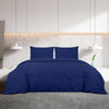 vidaXL Set Copripiumino Blu Marino 135x200 cm in Microfibra Leggera - Image 3 of 7