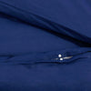 vidaXL Set Copripiumino Blu Marino 200x220 cm in Microfibra Leggera - Image 7 of 7
