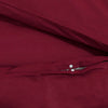 vidaXL Set Copripiumino Bordeaux 140x200 cm in Microfibra Leggera - Image 7 of 7