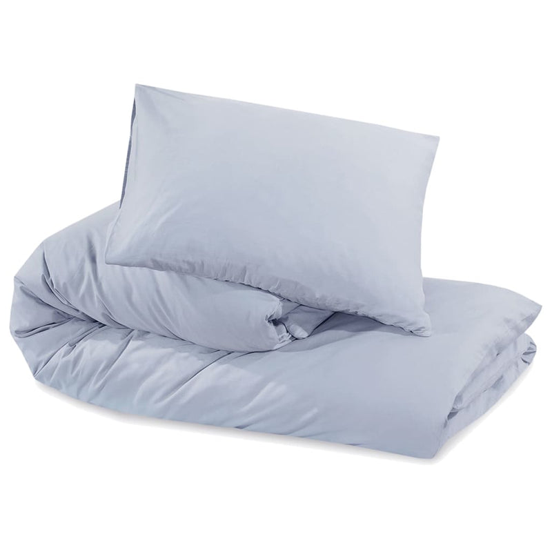vidaXL Set Copripiumino Grigio 260x240 cm in Cotone - Image 5 of 7