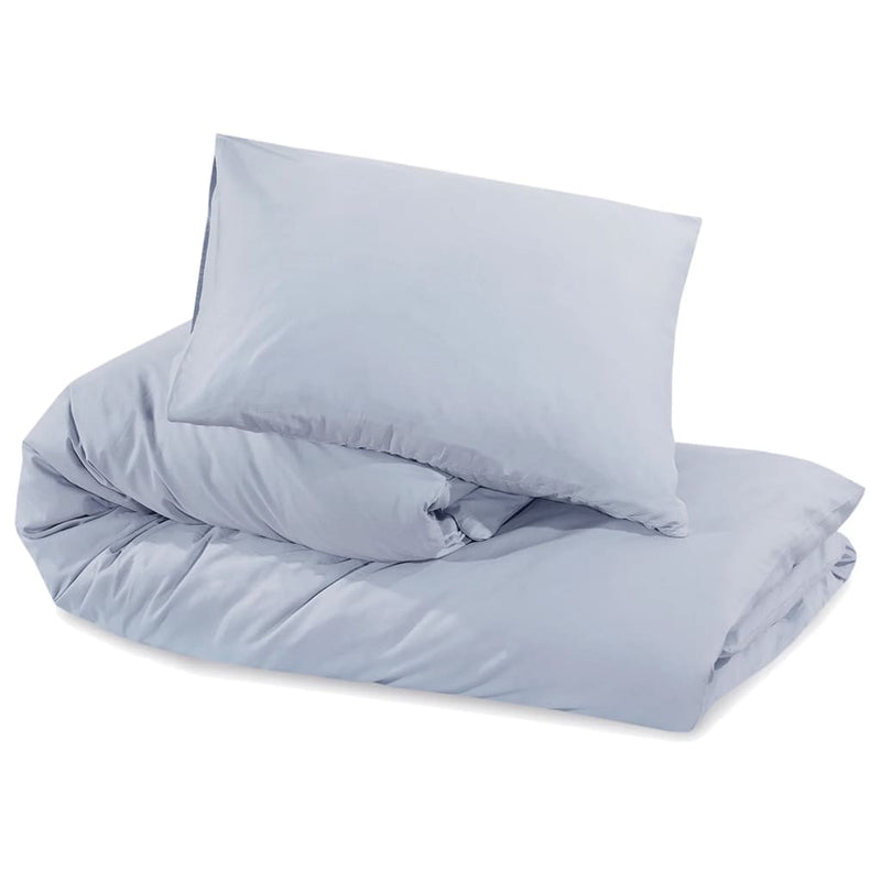 vidaXL Set Copripiumino Grigio 135x200 cm in Cotone - Image 5 of 7