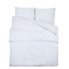 vidaXL Set Copripiumino Bianco 140x200 cm in Cotone - Image 2 of 7
