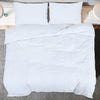 vidaXL Set Copripiumino Bianco 140x200 cm in Cotone - Image 4 of 7