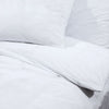 vidaXL Set Copripiumino Bianco 200x220 cm in Cotone - Image 6 of 7