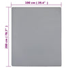 vidaXL Lenzuolo con Angoli in Cotone Jersey 90x200 cm Grigio - Image 17 of 20