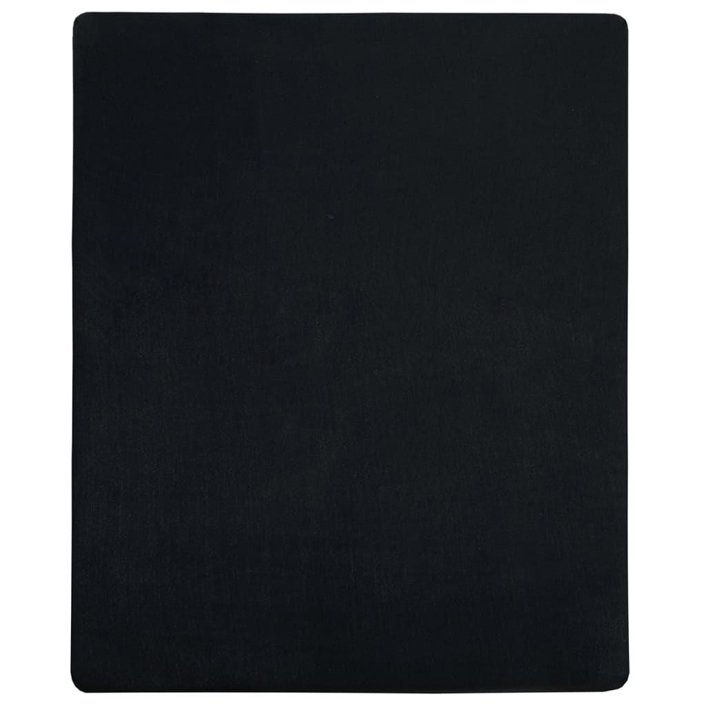 vidaXL Lenzuola con Angoli Jersey 100% Cotone 90x200 cm Nero (2pz) - Image 7 of 20
