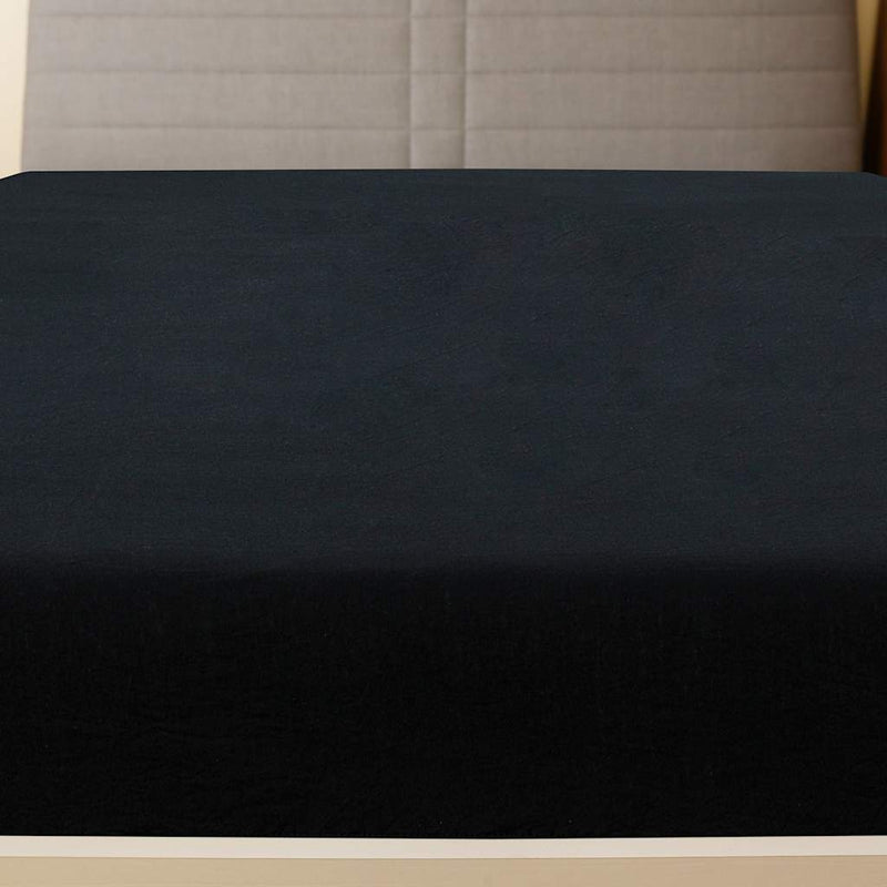 vidaXL Lenzuola con Angoli Jersey 100% Cotone 90x200 cm Nero (2pz) - Image 13 of 20