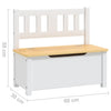 vidaXL Set Tavolo e Sedie per Bambini 4 Pezzi Bianco e Beige in MDF - Image 6 of 8