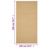 vidaXL Tappeto in Sisal Naturale 100 x 200 cm - Image 6 of 6