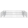 vidaXL Gabbione Letto Rialzato in Acciaio Zincato 100x100x20 cm - Image 3 of 7