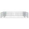vidaXL Gabbione Letto Rialzato in Acciaio Zincato 100x100x20 cm - Image 4 of 7