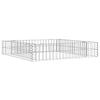 Gabbione Letto Rialzato Acciaio Zincato 100×100×20 cm Argento - Image 5 of 7