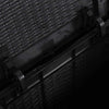 vidaXL Arcón de jardín de ratán PP 90 L 43x44x51 cm Negro - Image 11 of 19