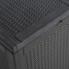 vidaXL Arcón de jardín de ratán PP 90 L 43x44x51 cm Negro - Image 14 of 19