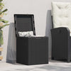 vidaXL Arcón de jardín de ratán PP 90 L 43x44x51 cm Negro - Image 1 of 19