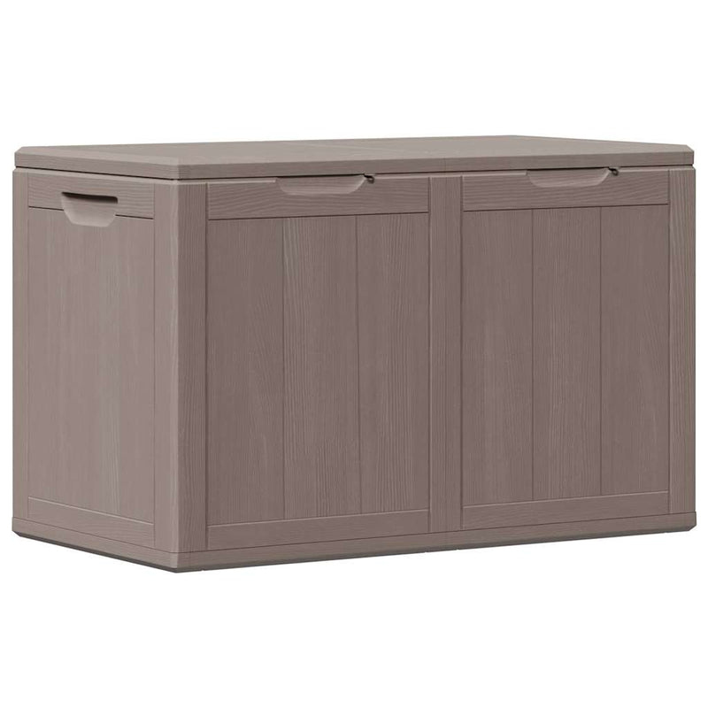 vidaXL Arcón de Jardín 180 L Marrón Aspecto Madera en PP 80,5 x 44,5 x 51 cm - Image 3 of 22