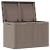 vidaXL Arcón de Jardín 180 L Marrón Aspecto Madera en PP 80,5 x 44,5 x 51 cm - Image 6 of 22