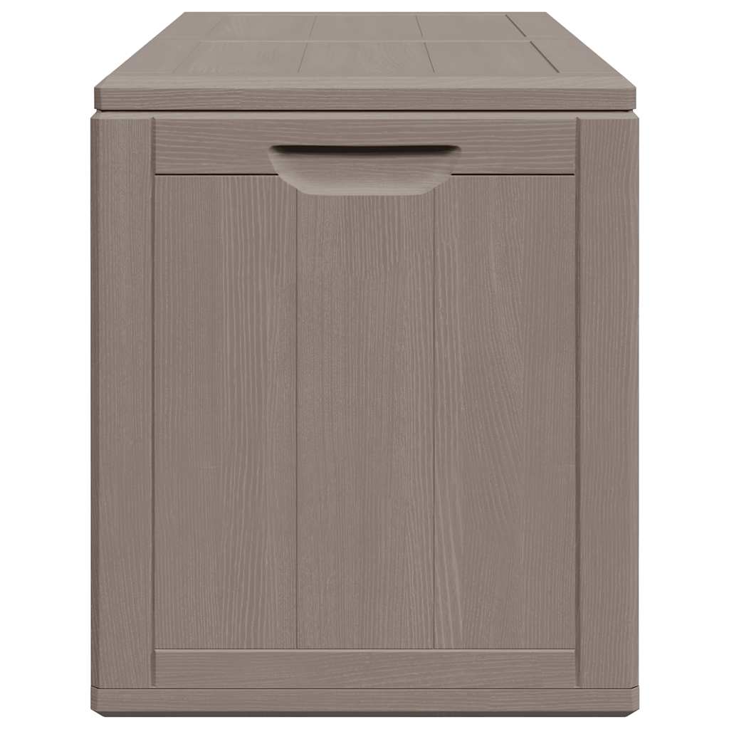 vidaXL Arcón de Jardín 180 L Marrón Aspecto Madera en PP 80,5 x 44,5 x 51 cm - Image 7 of 22