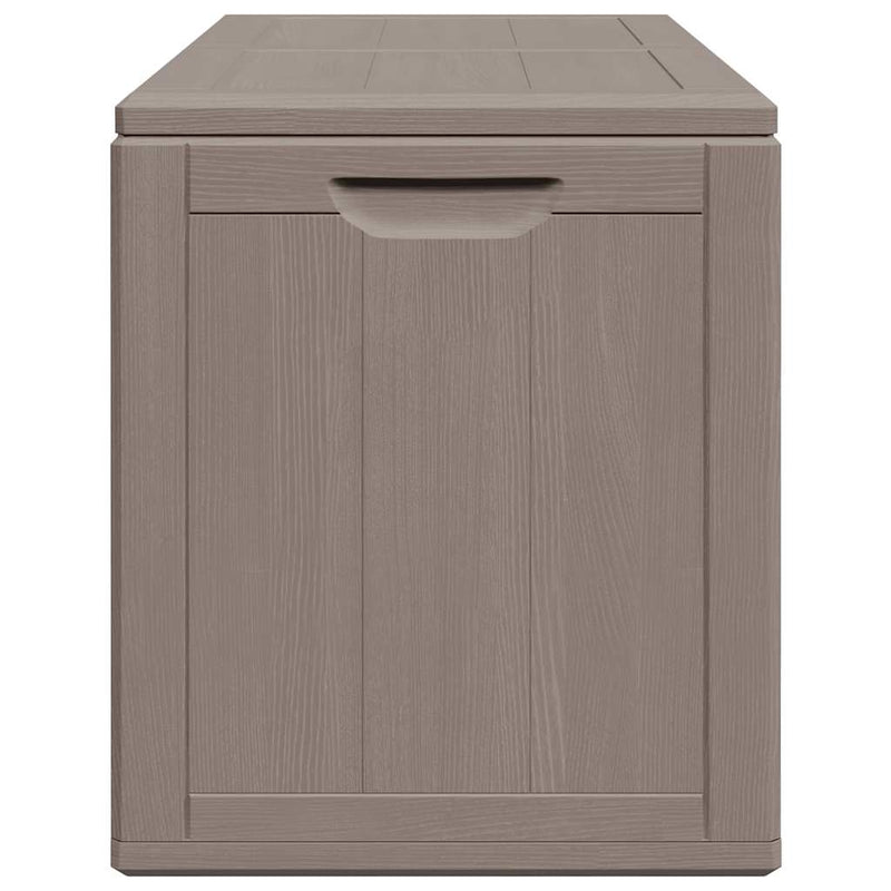 vidaXL Arcón de Jardín 180 L Marrón Aspecto Madera en PP 80,5 x 44,5 x 51 cm - Image 7 of 22