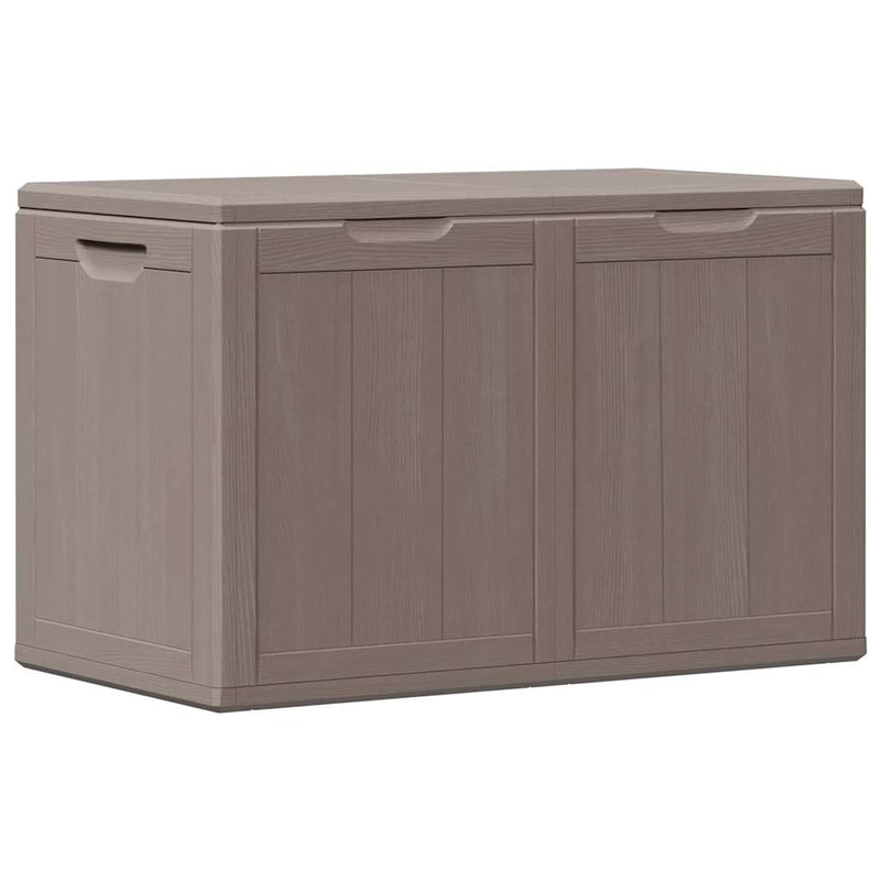 vidaXL Arcón de Jardín 180 L Marrón Aspecto Madera en PP 80,5 x 44,5 x 51 cm - Image 9 of 22