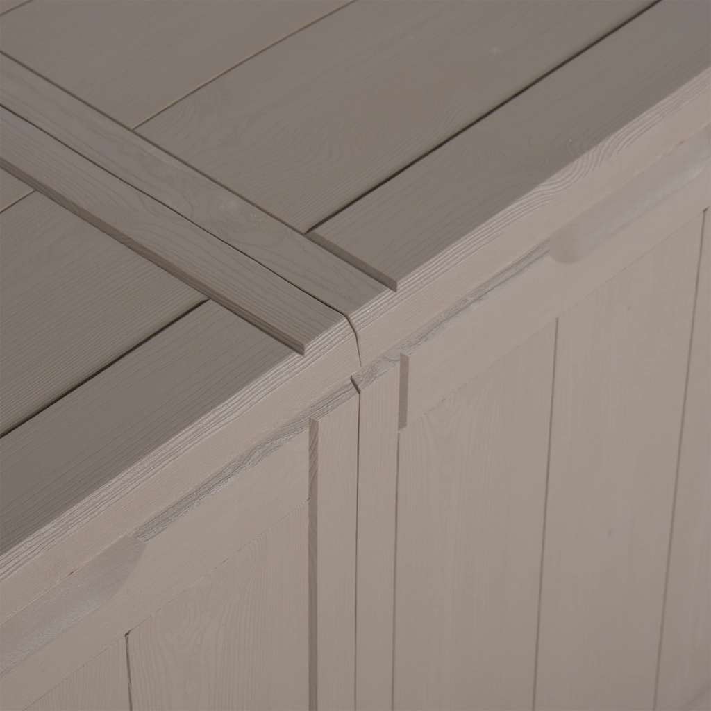 vidaXL Arcón de Jardín 180 L Marrón Aspecto Madera en PP 80,5 x 44,5 x 51 cm - Image 12 of 22