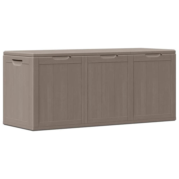Baule da Giardino PP 270 L Marrone 118,5 x 44,5 x 51 cm - immagine 2 | SolPatio