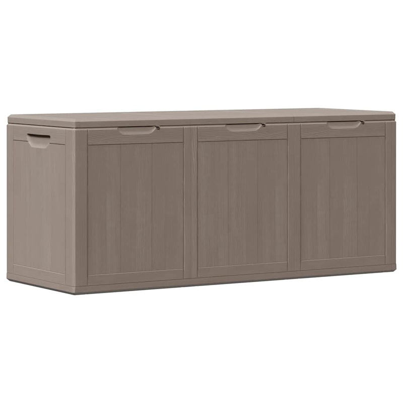 vidaXL Arcón de Jardín 180 L Marrón Aspecto Madera en PP 80,5 x 44,5 x 51 cm - Image 4 of 22