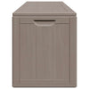 vidaXL Garden Storage Box, PP, 270 L, Brown, 118.5 x 44.5 x 51 cm - Image 4 of 11