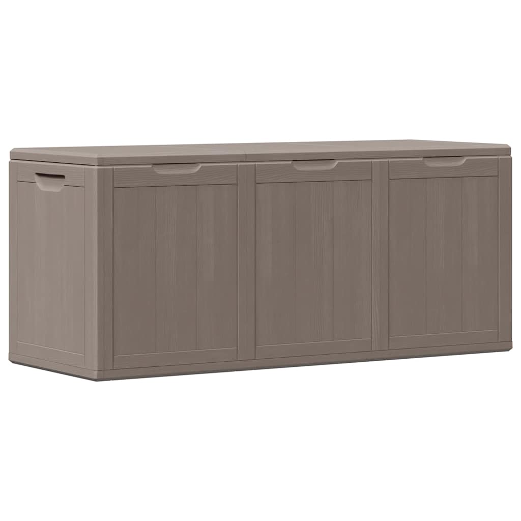 vidaXL Arcón de Jardín 180 L Marrón Aspecto Madera en PP 80,5 x 44,5 x 51 cm - Image 10 of 22