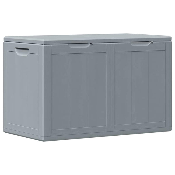 Baule da Giardino in PP 180 L con Finitura Legno 80,5x44,5x51 cm Grigio - immagine 2 | SolPatio